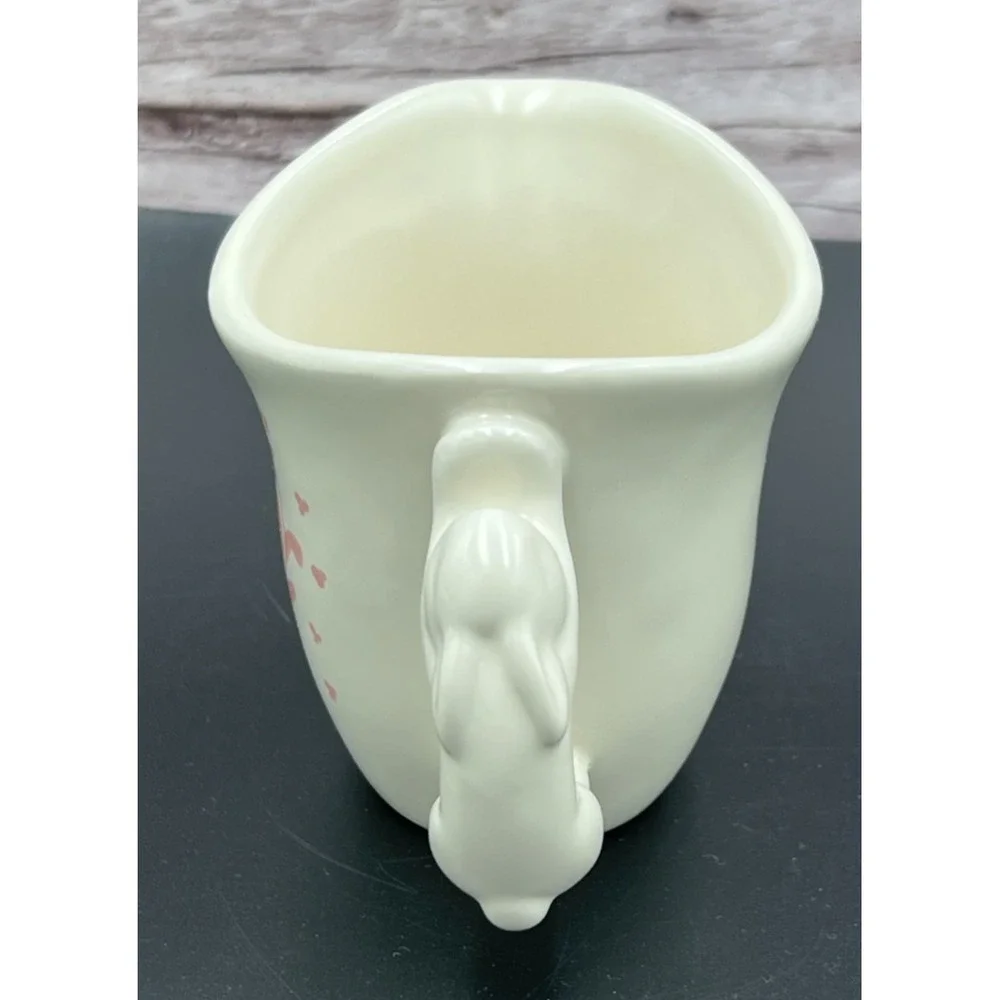Target Threshold Aralia Pink Bunny Stoneware Creamer Dish Ceramic Spring Easter